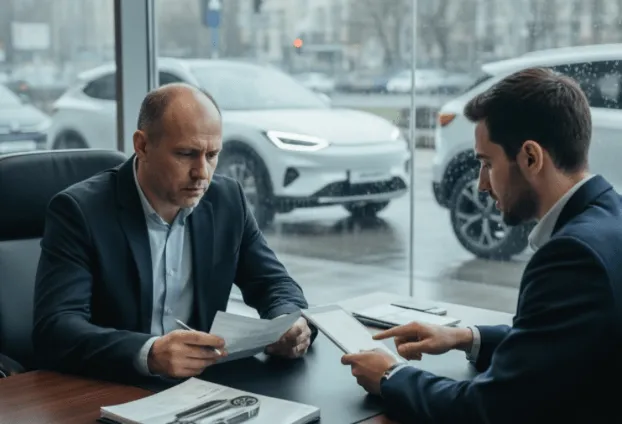 Kan du köpa en elbil om du har skulder? Detta tittar långivaren på
